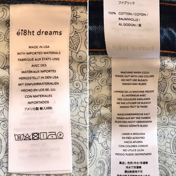 Ei8ght Dreams Distressed Straight Leg Jeans - Picture 8 of 9